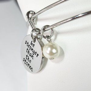 Adjustable Bracelet - Be Stronger Than The Storm 45015-031